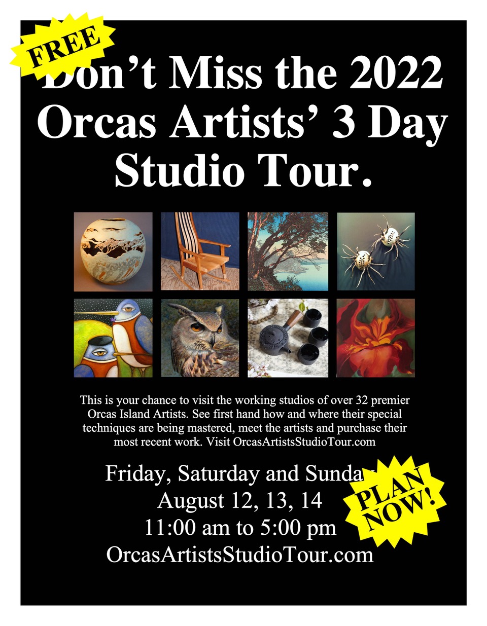 orcas artists studio tour